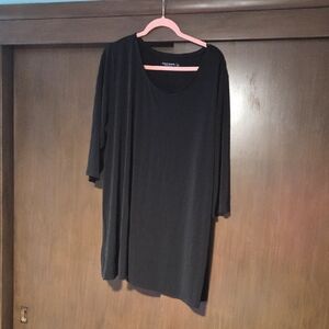 Susan Graver Classic Black Tunic Top